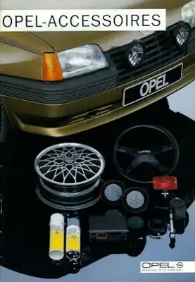 Opel Accessoires Prospekt 1987