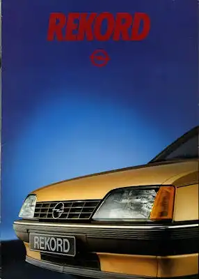 Opel Rekord E Prospekt 1983 nl