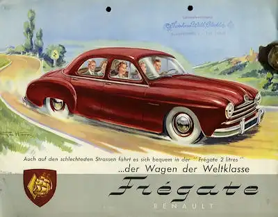 Renault Frégate Prospekt 4.1952