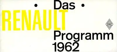 Renault Programm 1962
