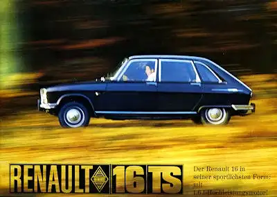 Renault 16 TS Prospekt 1969