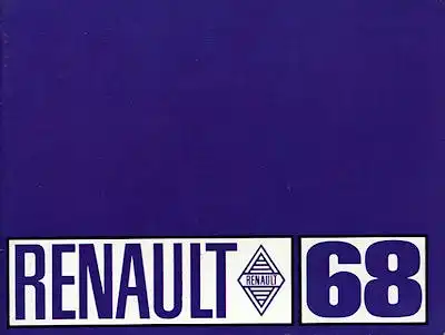 Renault Programm 1968