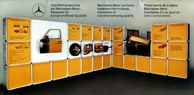 Mercedes-Benz Oberflächentechnik Prospekt 1978