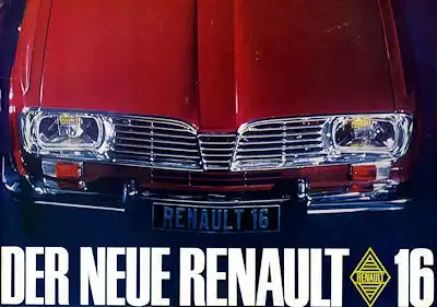 Renault 16 Prospekt 1965