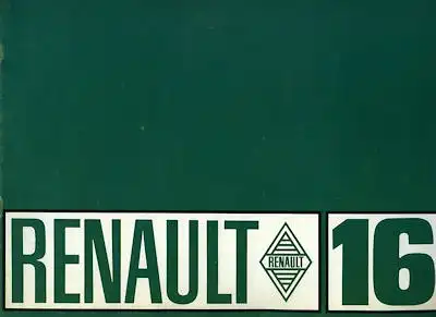 Renault 16 Prospekt 1966