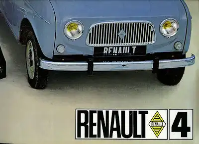 Renault 4 Prospekt 1966