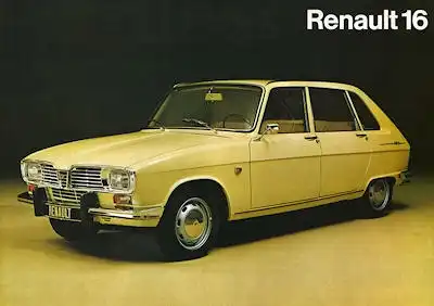 Renault 16 Prospekt ca. 1973