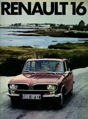 Renault 16 / 16 TS Prospekt 1974