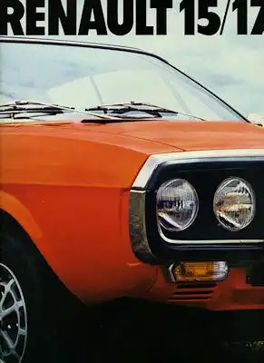 Renault 15 / 17 Prospekt ca. 1974