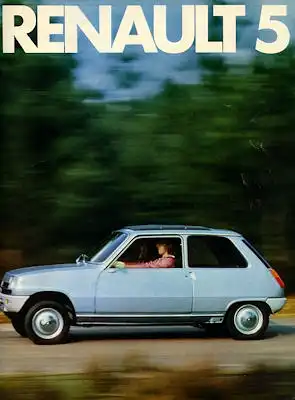 Renault 5 Prospekt ca. 1975