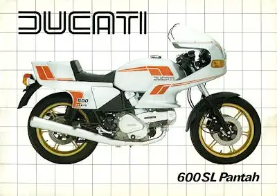 Ducati 600 SL Pantah Prospekt 1982