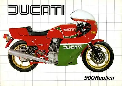 Ducati 900 Replica Prospekt 1982