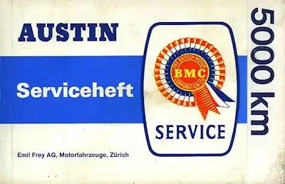Austin Serviceheft 1968