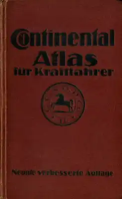 Continental Atlas Mitteleuropa 1925