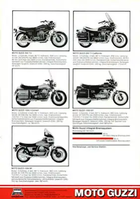 Moto Guzzi Programm 1978