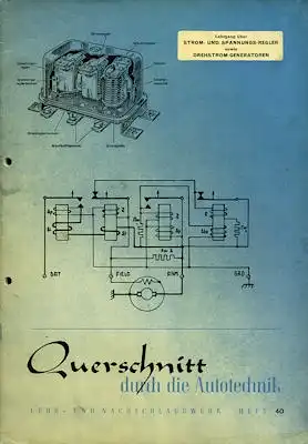 Querschnitt durch die Autotechnik Bucheli Nr. 40 ca. 1960