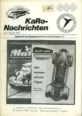Messerschmitt Karo-Nachrichten 2.1982
