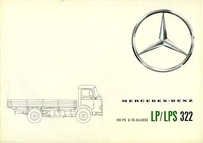 Mercedes-Benz LP LPS 322 6to Prospekt 1960