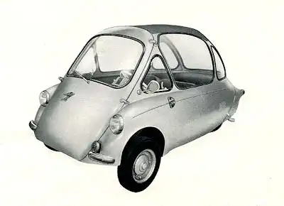 Heinkel Kabine Ersatzteilliste 10.1956