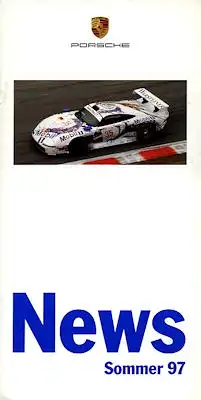 Porsche News Prospekt Sommer 1997