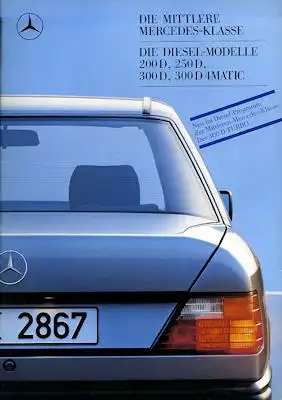 Mercedes-Benz 200D- 300D 4Matic Prospekt 1988