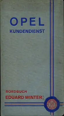 Opel Kundendienst Brochüre 1930er Jahre