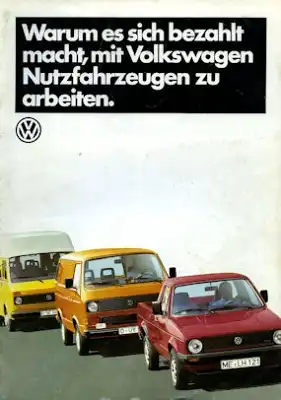 VW Nutzfahrzeuge Programm 1986