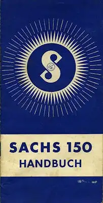 Sachs 150 ccm Bedienungsanleitung 1952