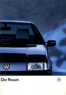VW Passat B 3 Prospekt 8.1989