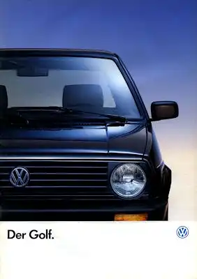 VW Golf 2 Prospekt 1991