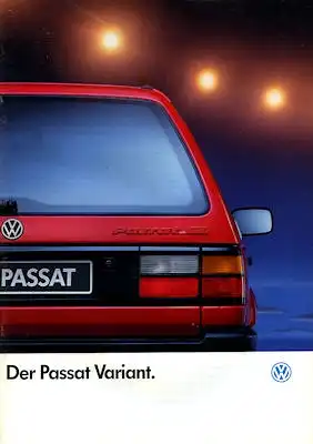 VW Passat Variant Prospekt 1991