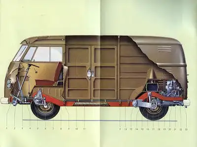 VW T 1 Bedienungsanleitung 5.1959 f