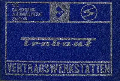 Trabant Vertragswerkstätten 1969