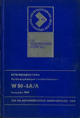 IFA W 50 LA/A Bedienungsanleitung 1969