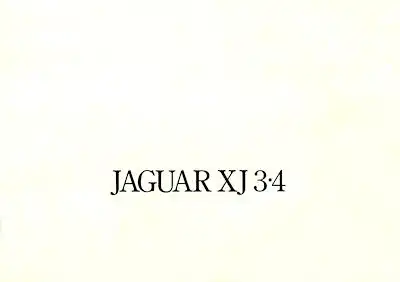 Jaguar XJ 3.4 Serie 2 Prospekt 1975