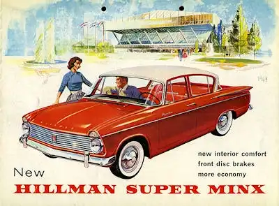 Hillman Super Minx Prospekt 1960er Jahre