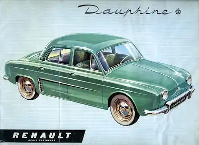 Renault Dauphine Prospekt 1956