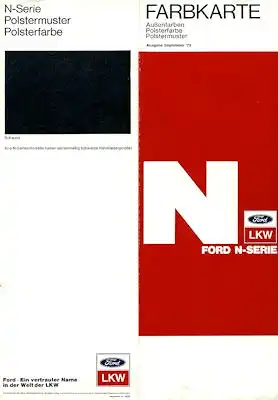 Ford N-Serie Farben 1973