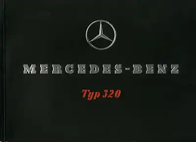 Mercedes-Benz Typ 320 Prospekt 1.1938