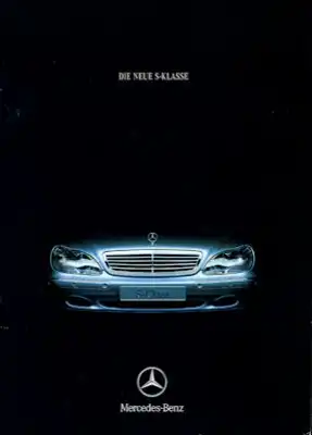 Mercedes-Benz S Klasse Prospekt 8.1998