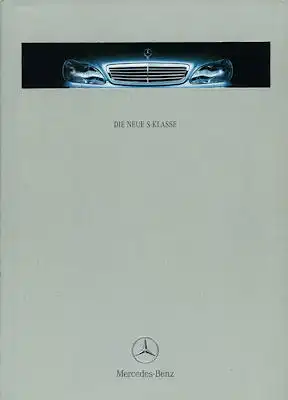 Mercedes-Benz S Klasse Prospekt 5.1999