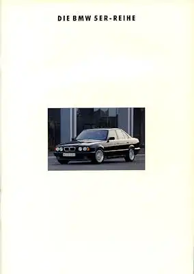 BMW 5er Prospekt 1.1993