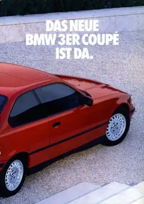 BMW 3er Coupés Prospekt 1992