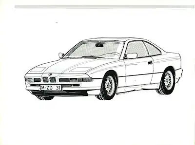 BMW 850 Ci Csi Bedienungsanleitung 10.1992