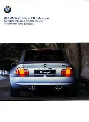 BMW Z 3 Coupé 2.8 / M Coupé Prospekt 1998