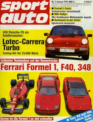 Sport Auto 1992 Heft 1-12