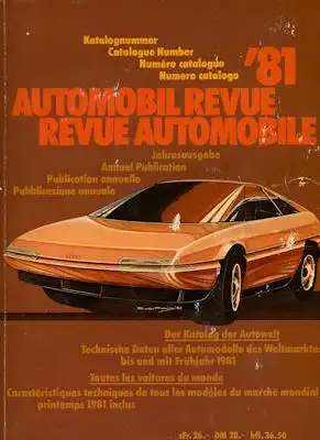 Automobil Revue 1981