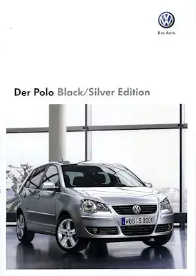 VW Polo 4 Black / Silver Edition Prospekt 10.2008