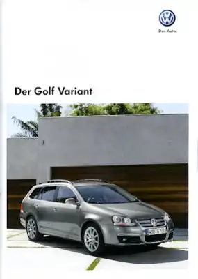VW Golf VI Variant Prospekt 2009