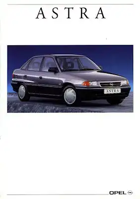Opel Astra Prospekt 1992